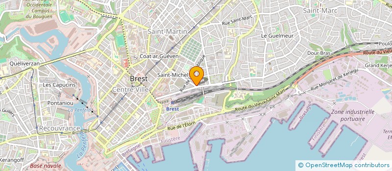 localisation de l'entreprise HUGO IMMO  BREST