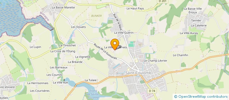 localisation de l'entreprise HUGO INVESTISSEMENTS  SAINT-COULOMB