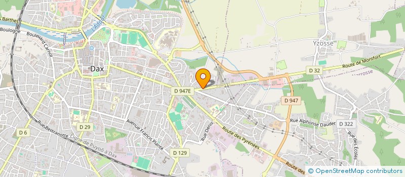 localisation de l'entreprise HUGO-LUZ  SAINT-JEAN-DE-LUZ