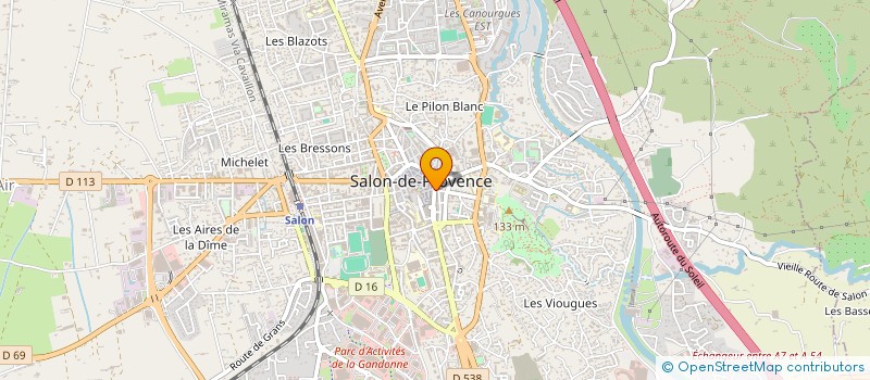 localisation de l'entreprise HUGO-M à SALON-DE-PROVENCE