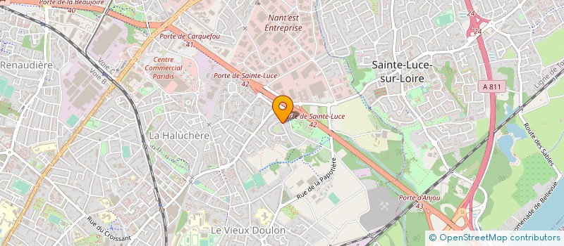 localisation de l'entreprise HUGO PAYEN SUPPORT à NANTES