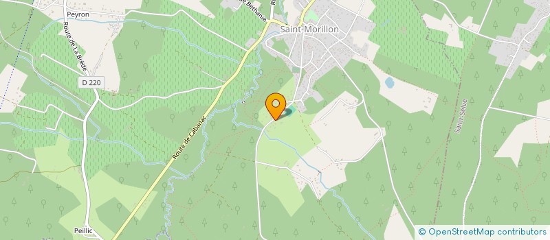 localisation de l'entreprise HUGO.SAP  SAINT-MORILLON