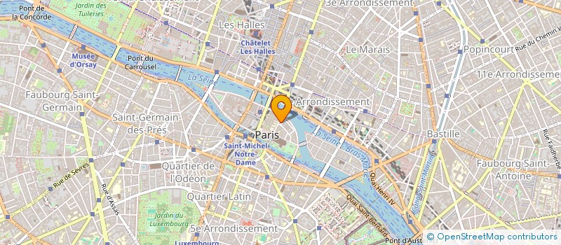 localisation de l'entreprise HUGO SOUVENIRS  PARIS