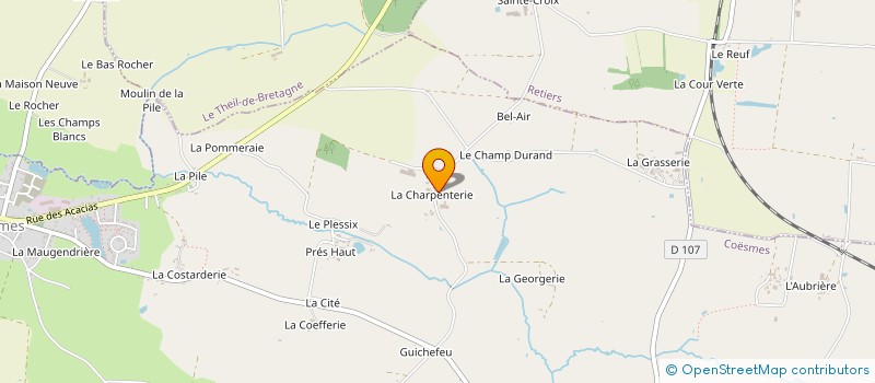 localisation de l'entreprise HUGO'TISME  COESMES