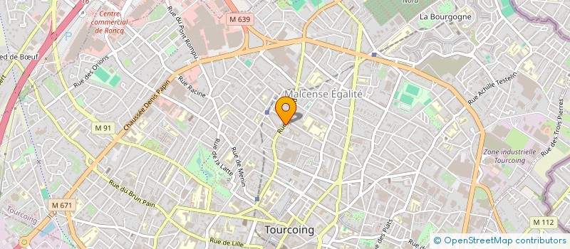 localisation de l'entreprise HUGO VIDEO à TOURCOING