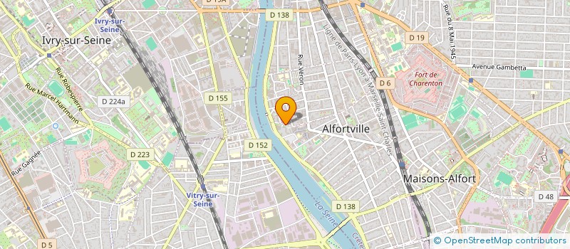 localisation de l'entreprise HUGO VTC TPP à ALFORTVILLE