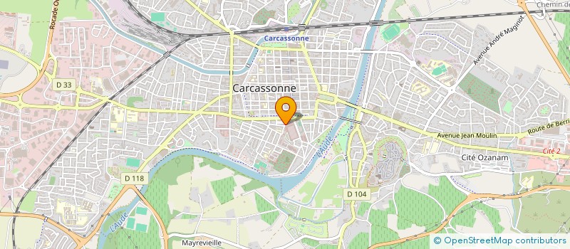 localisation de l'entreprise HUGO WEISS à CARCASSONNE