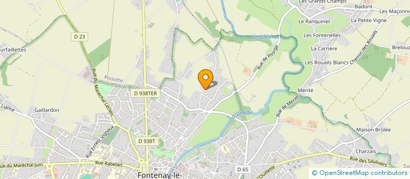 localisation de l'entreprise HUGO1997  FONTENAY-LE-COMTE