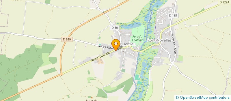 localisation de l'entreprise HUGOLEO  QUERRIEU