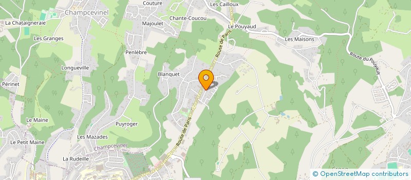 localisation de l'entreprise HUGOLEO  TRELISSAC