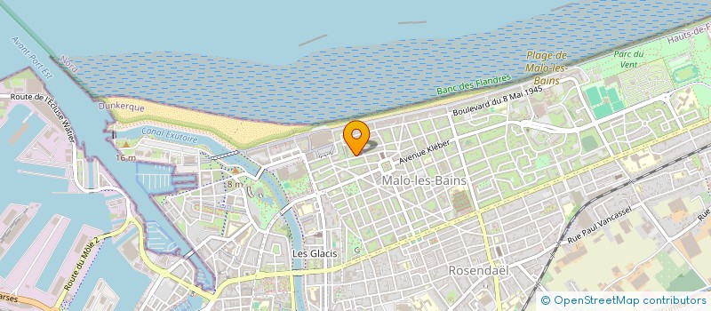 localisation de l'entreprise HUGOLEO à DUNKERQUE