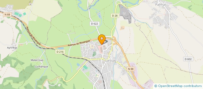 localisation de l'entreprise HUGOLILOU  SAINT-SATURNIN-DE-LENNE