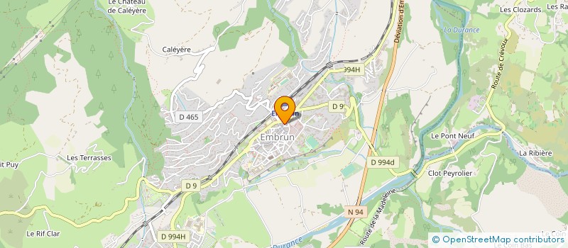 localisation de l'entreprise HUGOLIN  EMBRUN