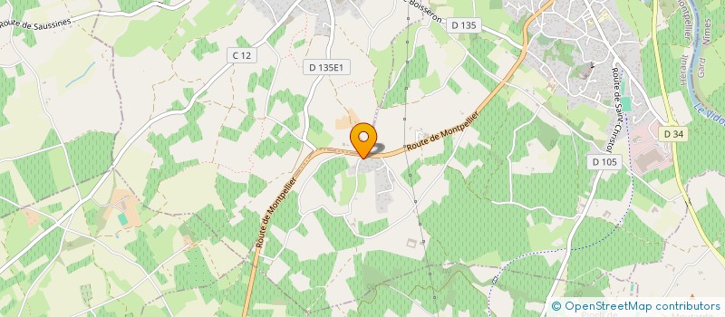 localisation de l'entreprise HUGOLINE  BOISSERON