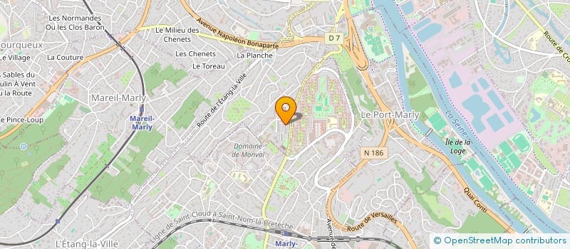 localisation de l'entreprise HUGOMARGOT  LE PECQ