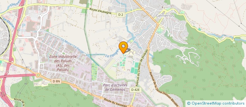 localisation de l'entreprise HUGOMATT  GEMENOS