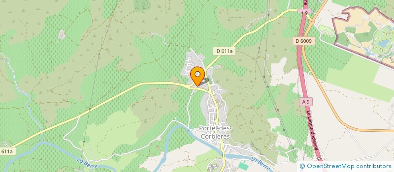 localisation de l'entreprise HUGON & FILLES  PORTEL-DES-CORBIERES