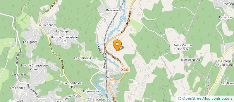 localisation de l'entreprise HUGOS RAMAZZOTOS  CHANCELADE