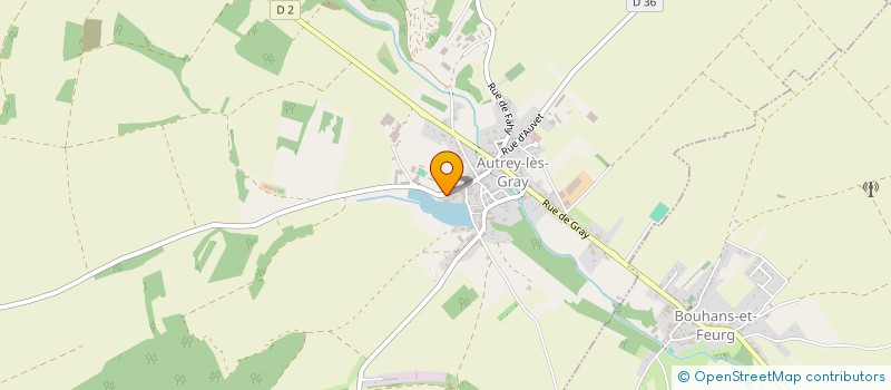 localisation de l'entreprise HUGOT à AUTREY-LES-GRAY
