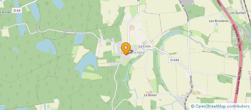 localisation de l'entreprise HUGOTHEO  LA TRANCLIERE