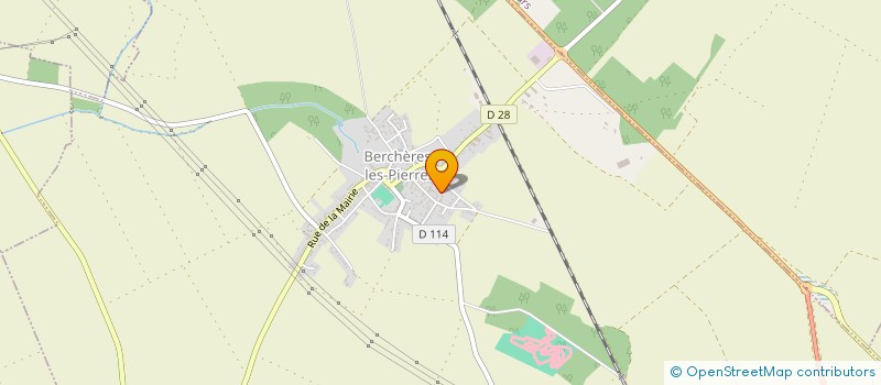 localisation de l'entreprise HUGOU AMENAGEMENT à BERCHERES-LES-PIERRES