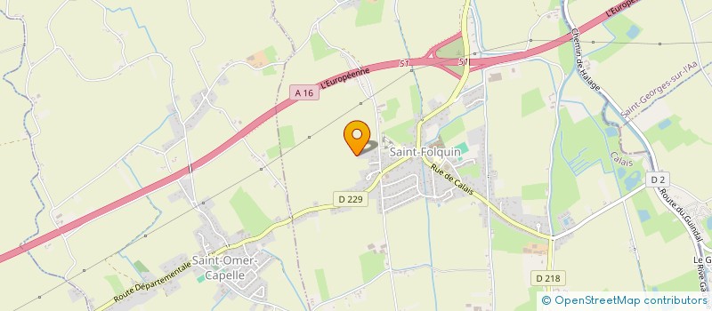 localisation de l'entreprise HUGSAN  SAINT-FOLQUIN