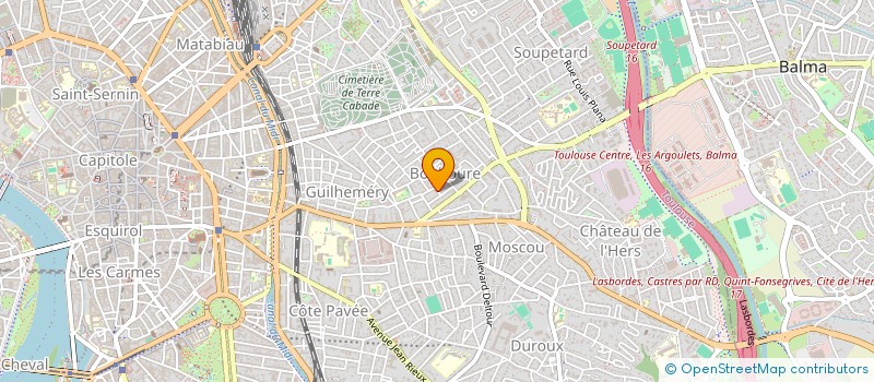 localisation de l'entreprise HUGTHO 1 à TOULOUSE