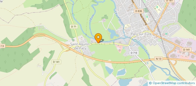 localisation de l'entreprise HUGUENIN LOCATION  PACY-SUR-EURE