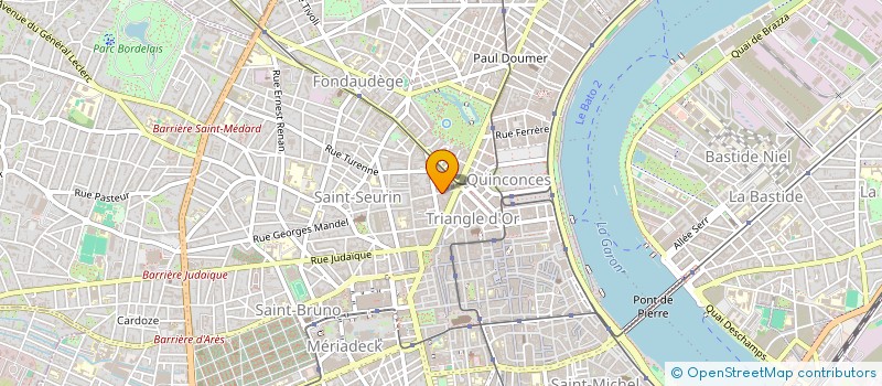 localisation de l'entreprise HUGUERIE OCON GIBERT  BORDEAUX