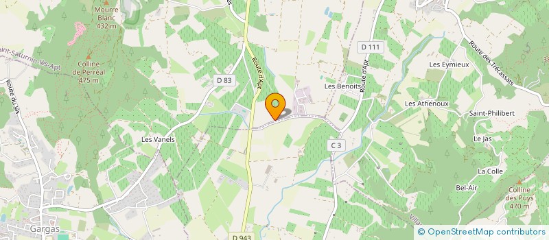 localisation de l'entreprise HUGUES ET FILLES  SAINT-SATURNIN-LES-APT