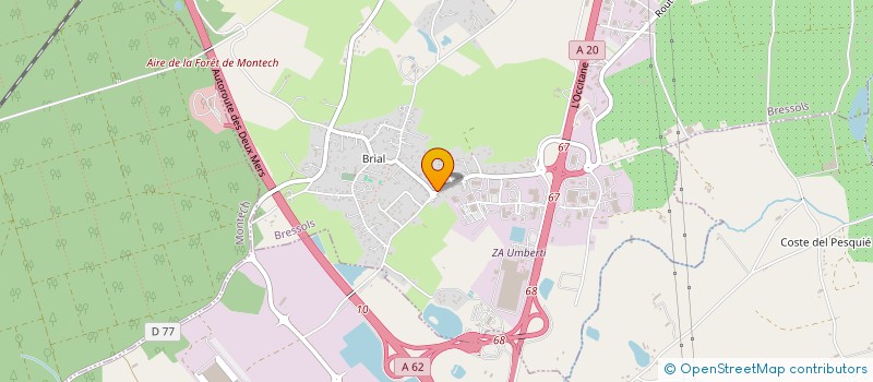 localisation de l'entreprise HUGUES ET PAUL  BRESSOLS