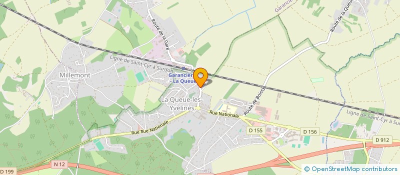 localisation de l'entreprise HUGUES LOIRET SAINT LOUP  LA QUEUE-LES-YVELINES