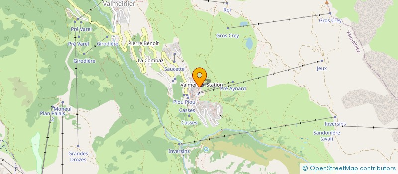 localisation de l'entreprise HUGUES-ROUGER  VALMEINIER