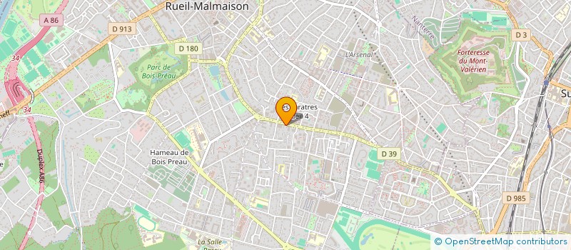 localisation de l'entreprise HUGUET à RUEIL-MALMAISON