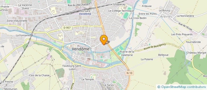 localisation de l'entreprise HUGUET-CHEVALLIER  VENDOME