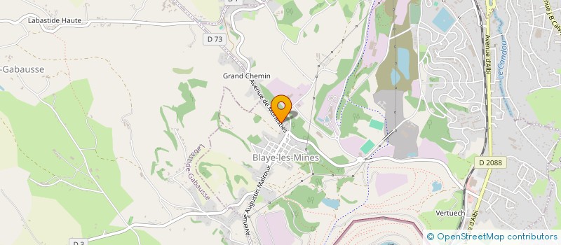 localisation de l'entreprise HUGUET DAVID  SAINT-BENOIT-DE-CARMAUX