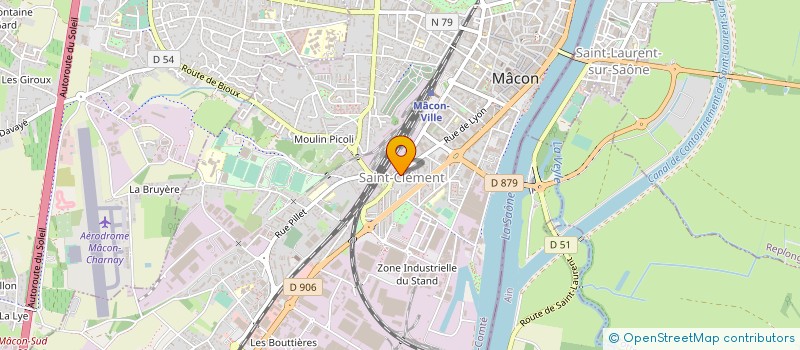 localisation de l'entreprise HUGUETTE MODE à MACON