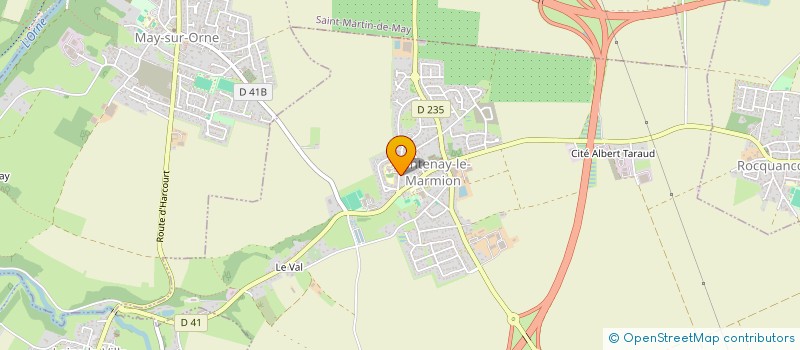 localisation de l'entreprise HUGUETTTE & CO  SAINT-MARTIN-DE-FONTENAY