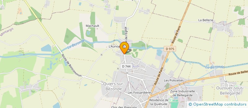 localisation de l'entreprise HUGUIN 45 à QUIERS-SUR-BEZONDE
