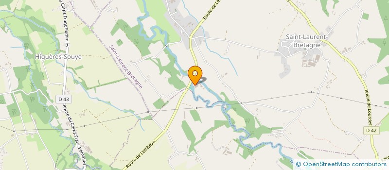 localisation de l'entreprise HUI EQUISERVICES  SAINT-LAURENT-BRETAGNE