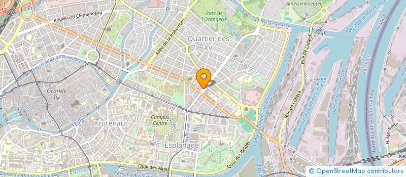 localisation de l'entreprise HUI-TONG à STRASBOURG