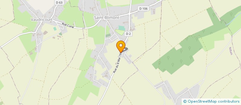 localisation de l'entreprise HUIART à SAINT-BLIMONT