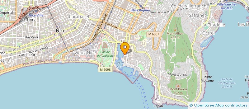 localisation de l'entreprise HUILAMANDE à NICE