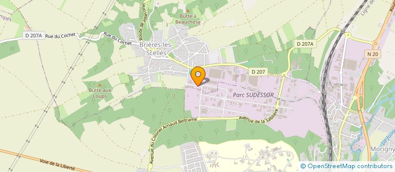 localisation de l'entreprise HUILE OUTRA  BRIERES-LES-SCELLES