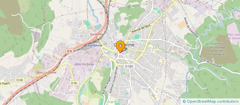 localisation de l'entreprise HUILE PROVENCALE 13 à GARDANNE