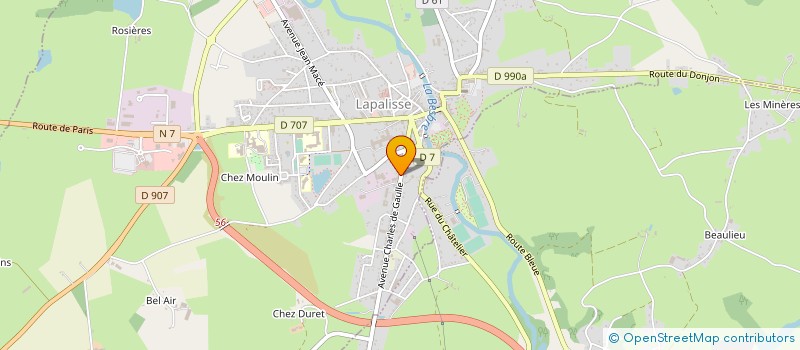 localisation de l'entreprise HUILERIE DE LAPALISSE à LAPALISSE