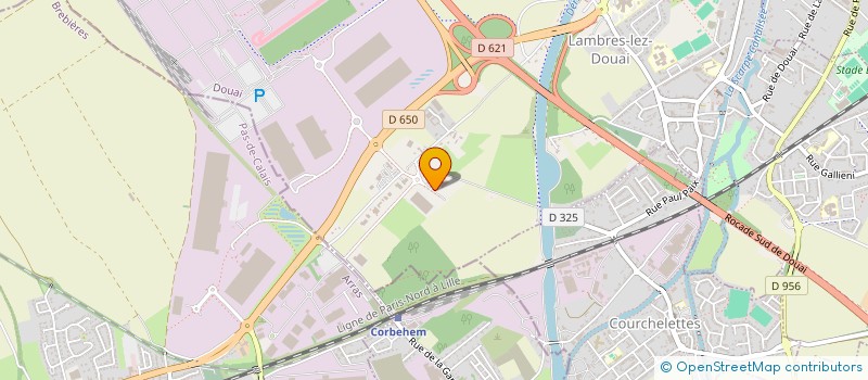 localisation de l'entreprise HUILERIE SAINT CHRISTOPHE à LAMBRES-LEZ-DOUAI