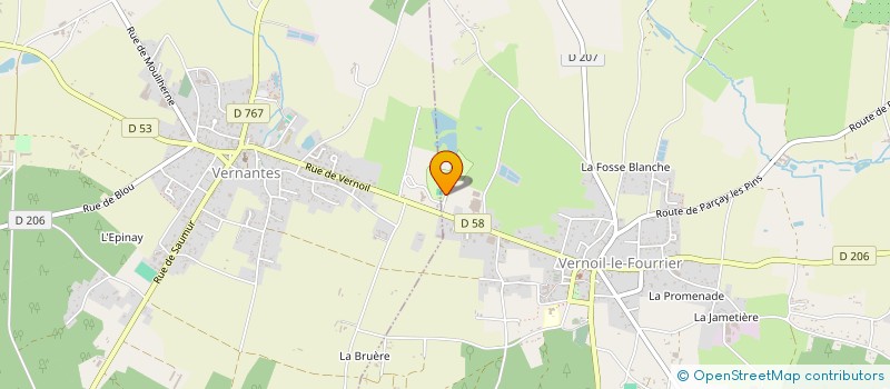 localisation de l'entreprise HUILERIE VERNOILAISE à VERNOIL-LE-FOURRIER