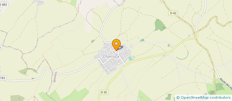 localisation de l'entreprise HUILES ET MOUTARDES DE CHARROUX à CHARROUX