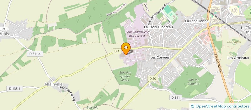 localisation de l'entreprise HUILLET SA à VERNOUILLET